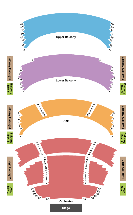 Winsupply Theatre At Schuster Performing Arts Center Les Miserables Seating Chart